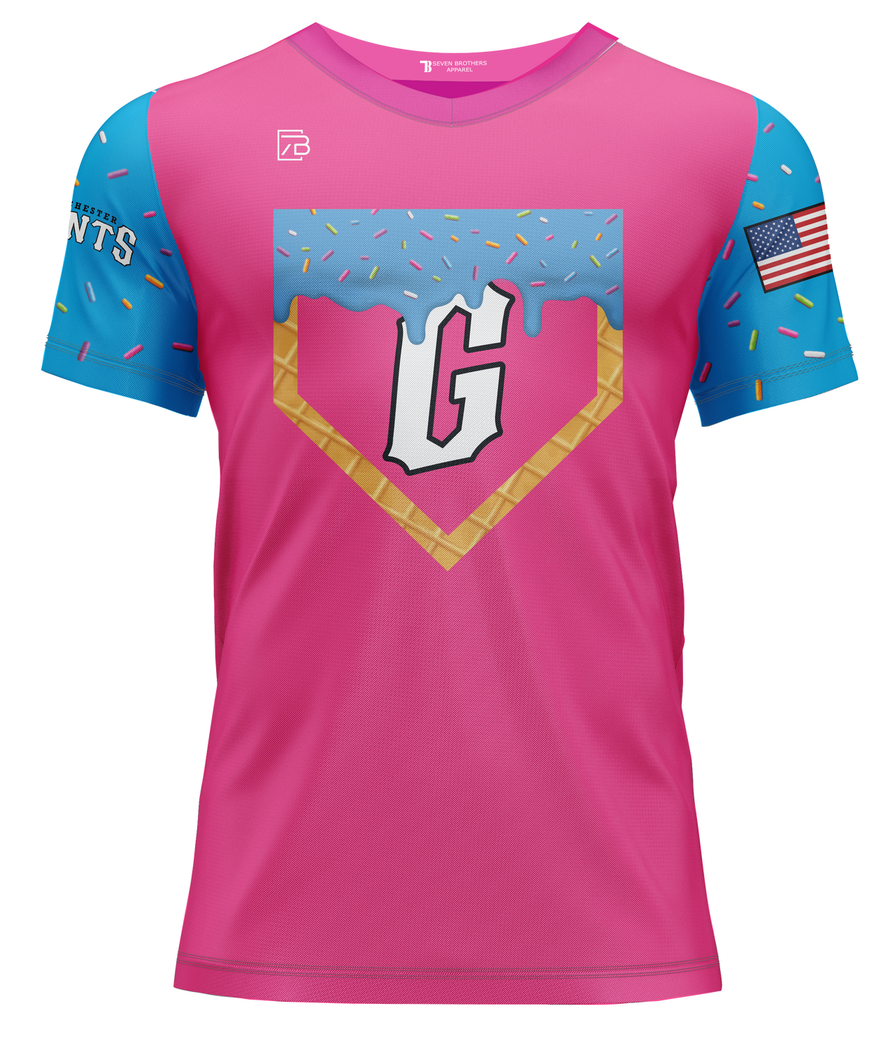 Westchester Giants Ice Cream Custom Sublimated Jersey