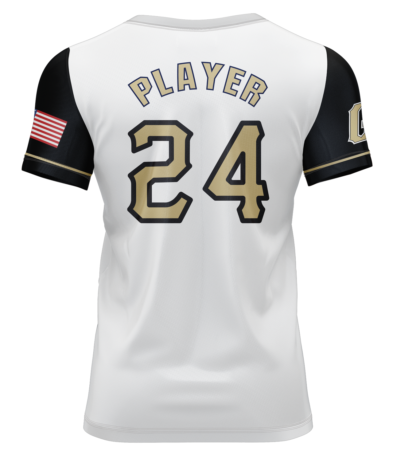 Westchester Giants White Button Down Custom Sublimated Jersey