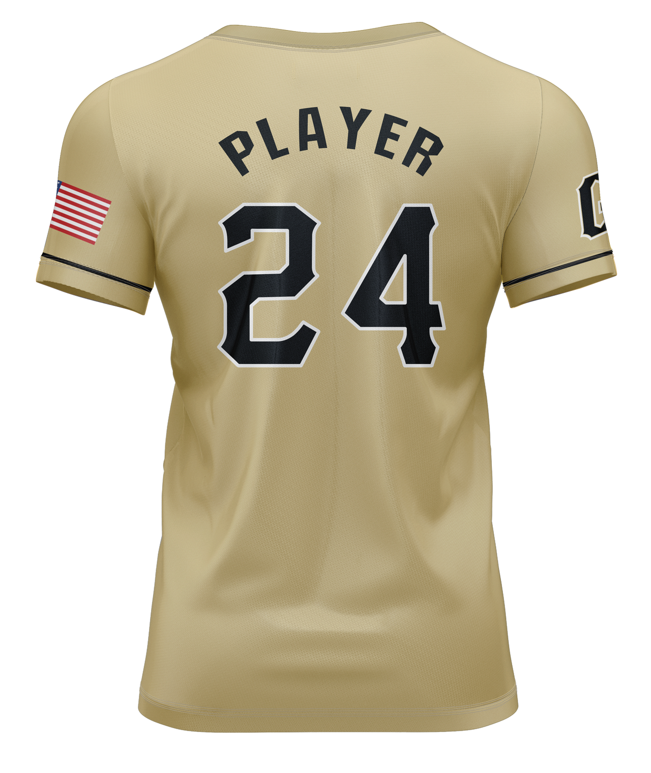 Westchester Giants Gold Button Down Custom Sublimated Jersey