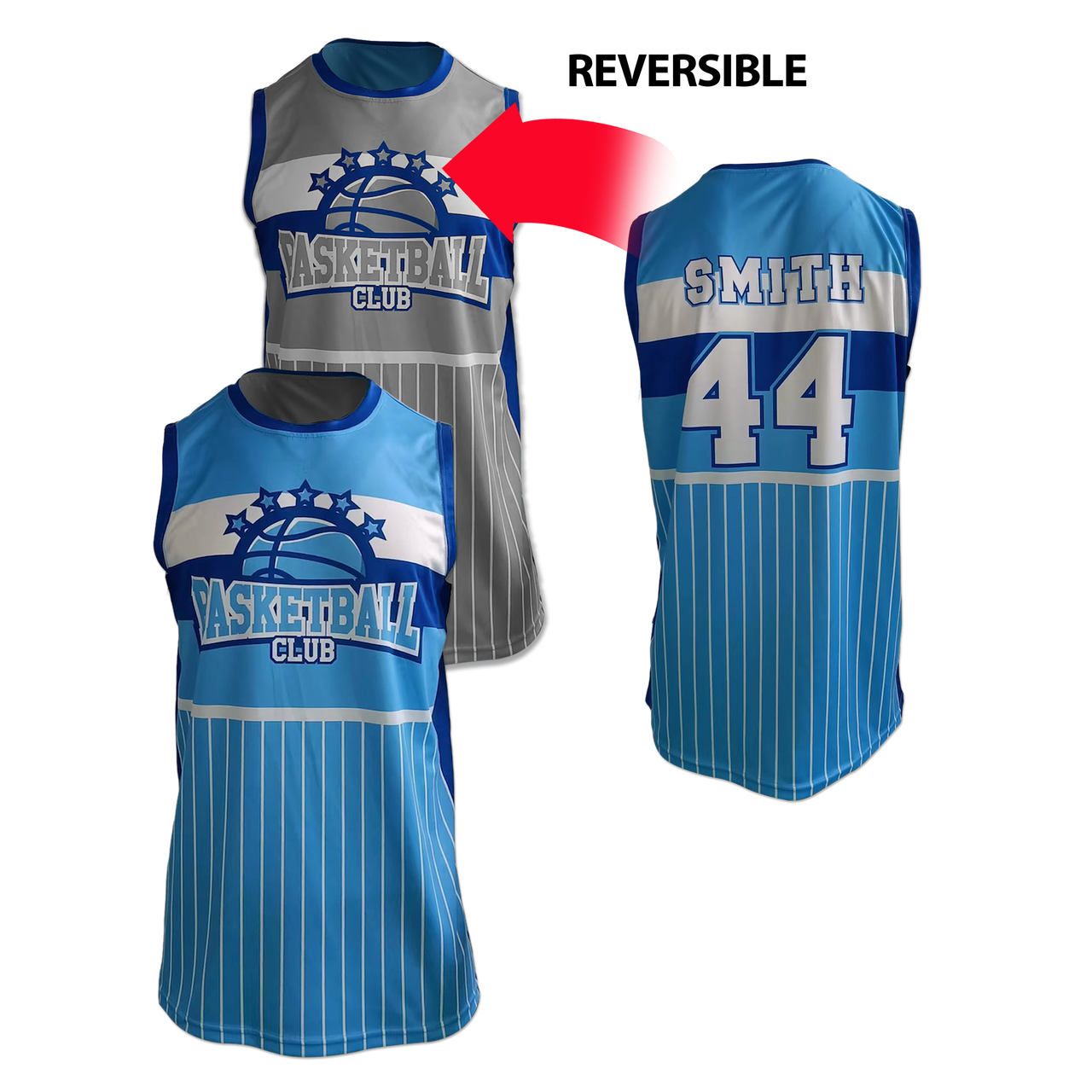 Custom Reversible Retro Basketball Jersey