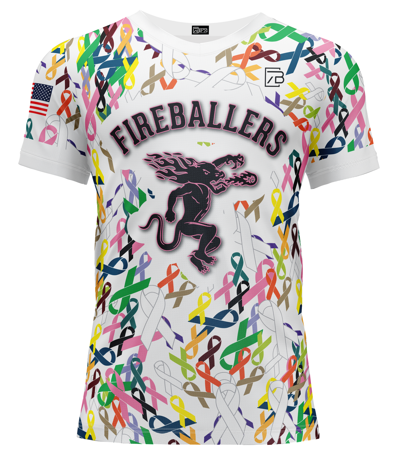 Fireballers Cancer Awareness Jersey | 7 Bros Apparel