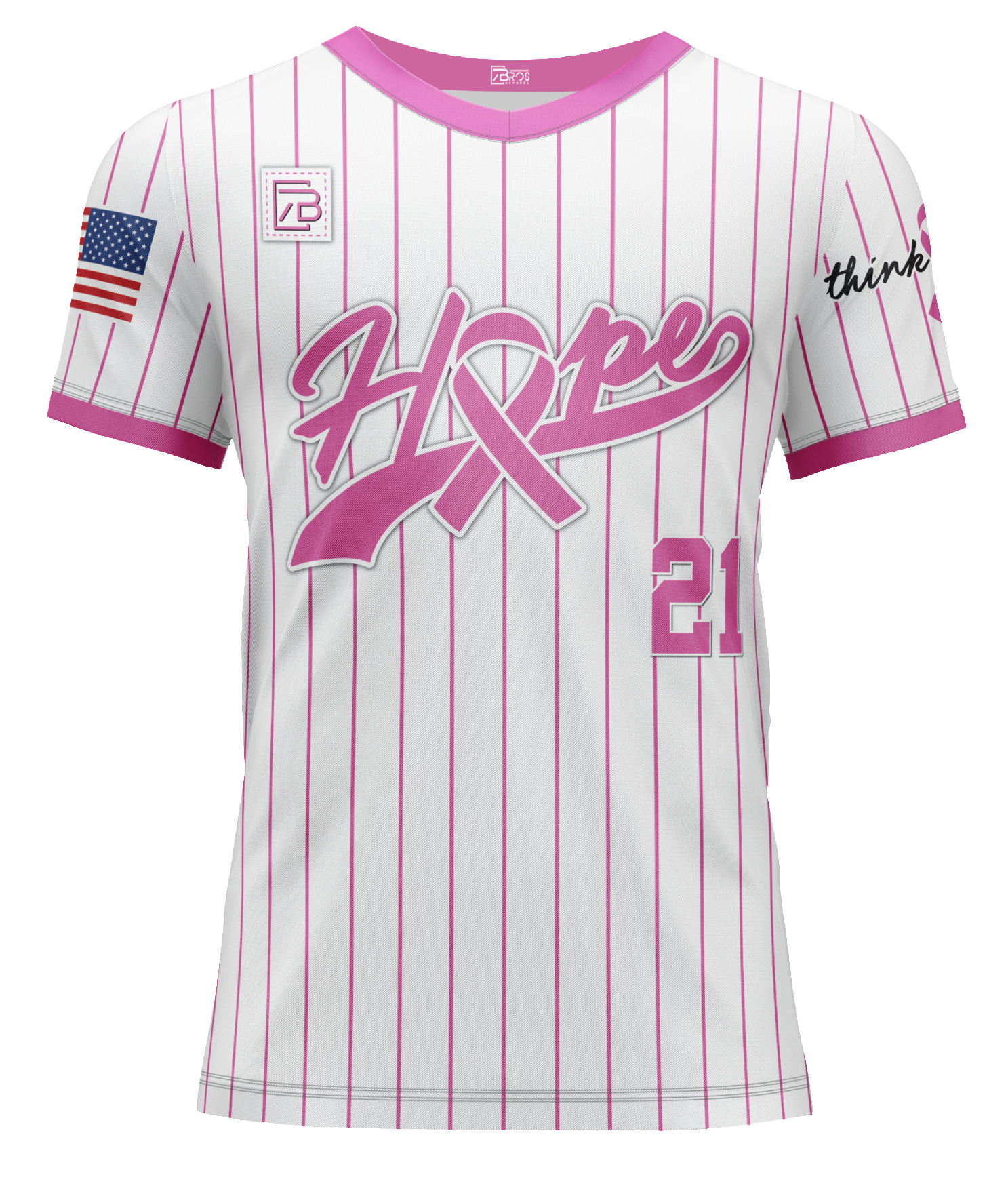 Breast Cancer Awareness Jersey | 7 Bros Apparel