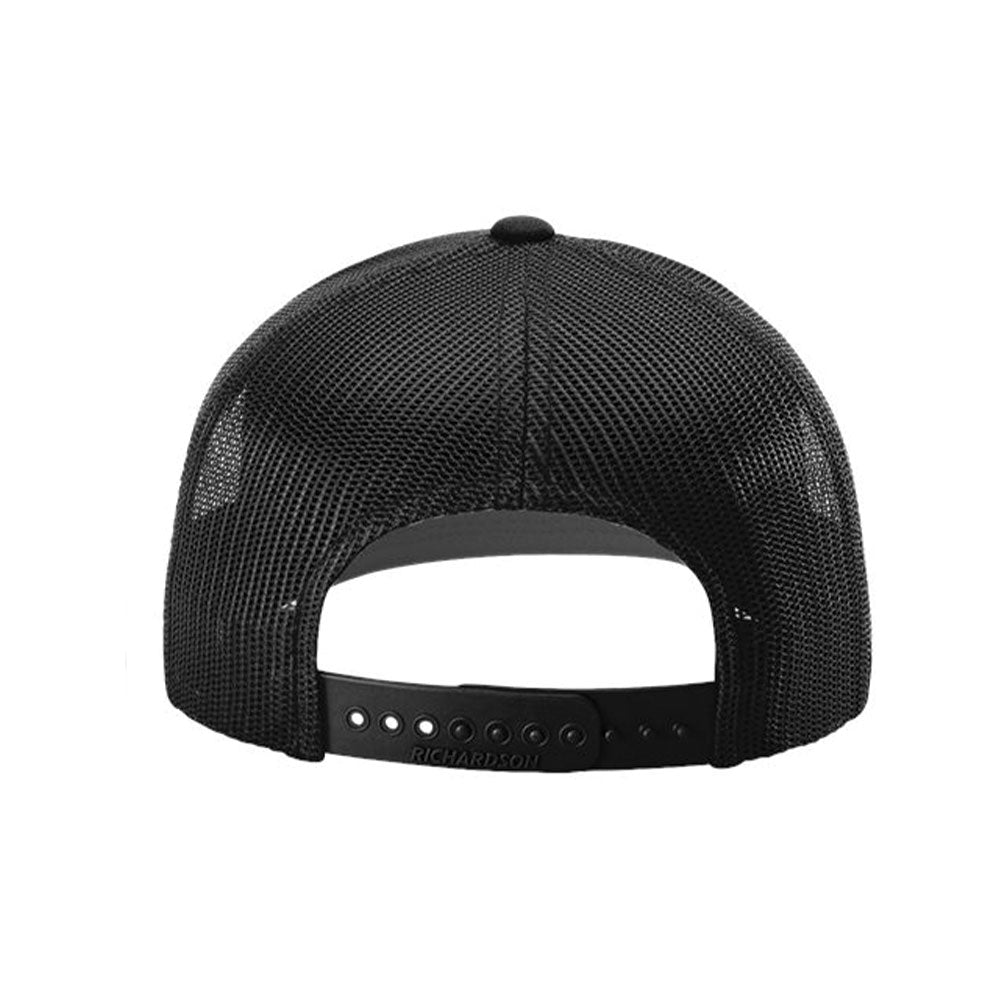 Rebels Softball Richardson Trucker Hat - Black/Black