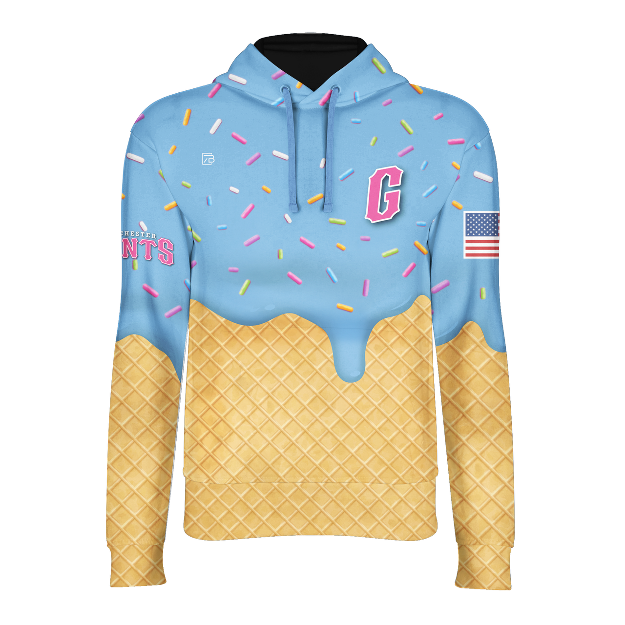 Westchester Giants Ice Cream Custom Sublimated Hoodie
