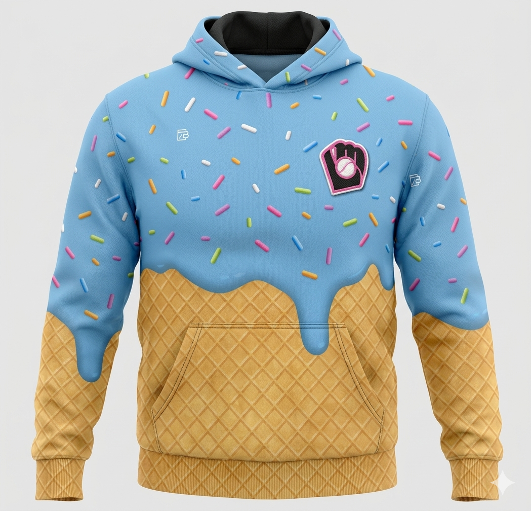 LMLL Ice Cream Custom Sublimated Hoodie