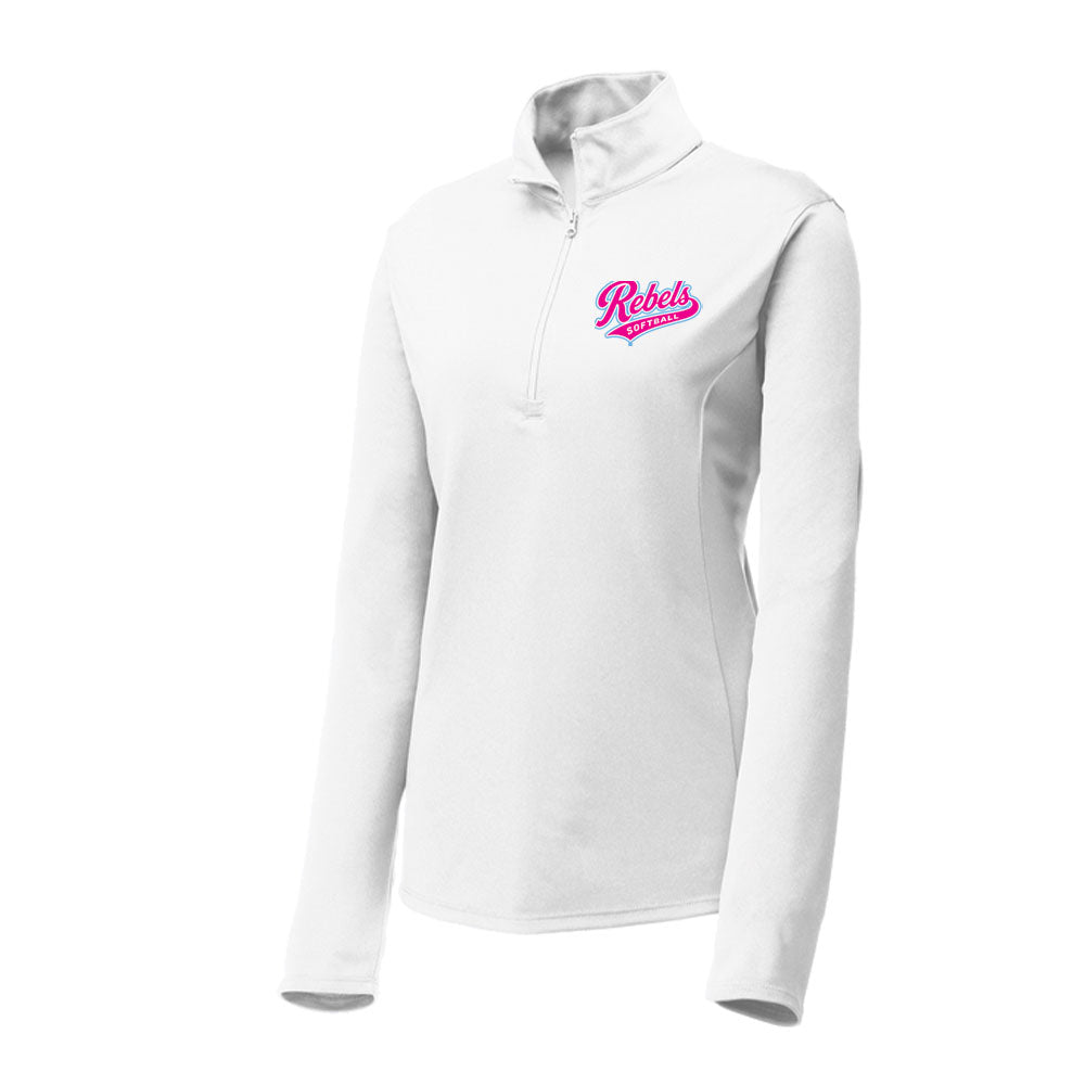 Rebels Softball Sport Tek Women's 1/4 Zip