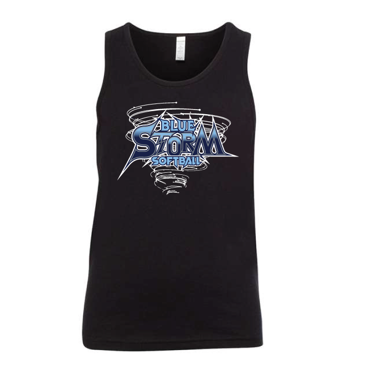 Blue Storm Bella+Canvas Youth Jersey Tank