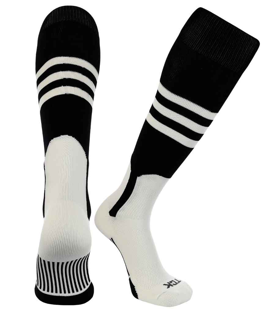 Storm Player Stirrup Socks - Black/White