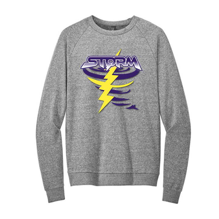 Storm District Adult Triblend Crewneck Sweatshirt