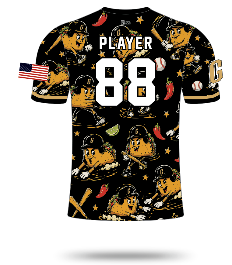 Giants Taco Jersey back with player name and number