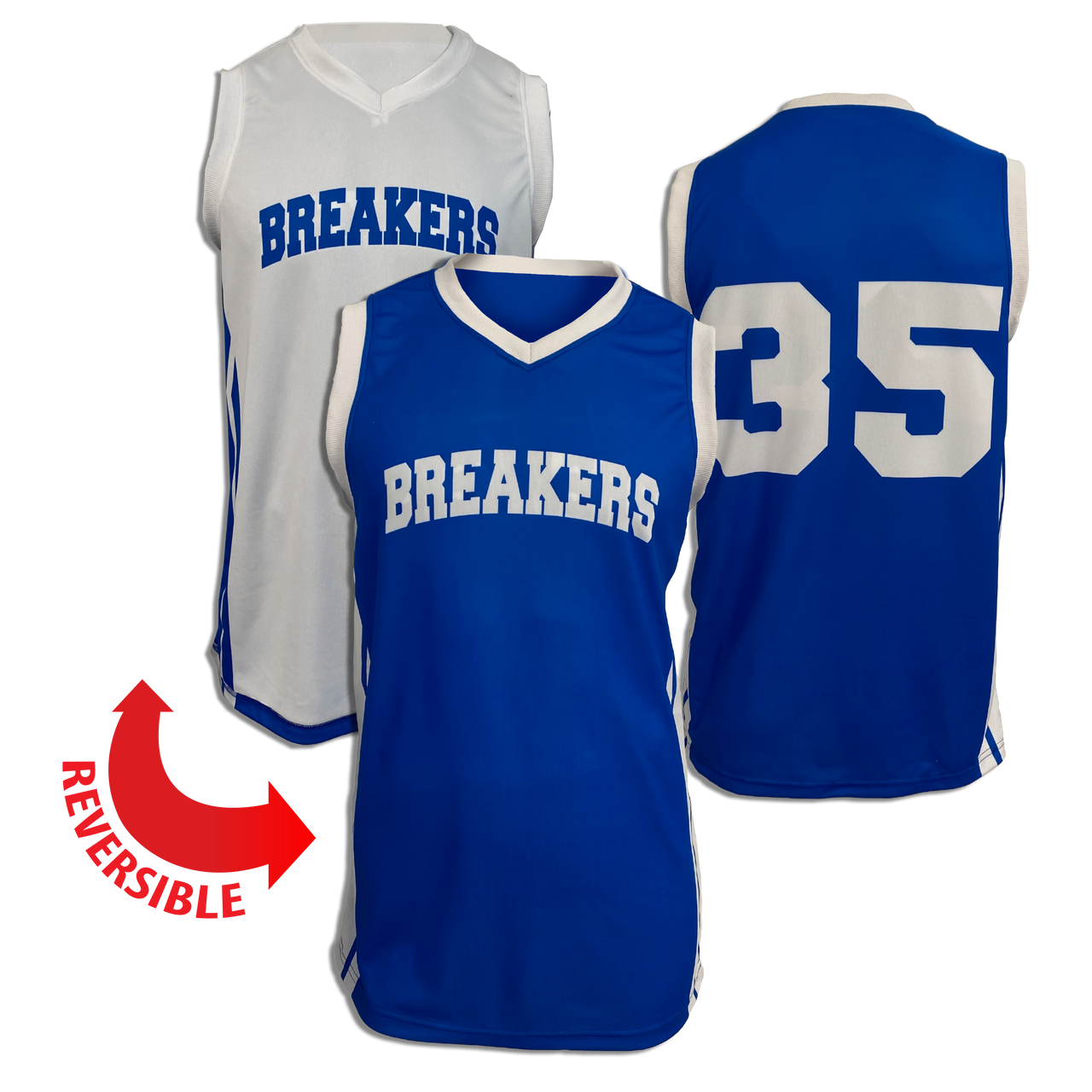 Custom Reversible Basketball Jersey (Unisex)