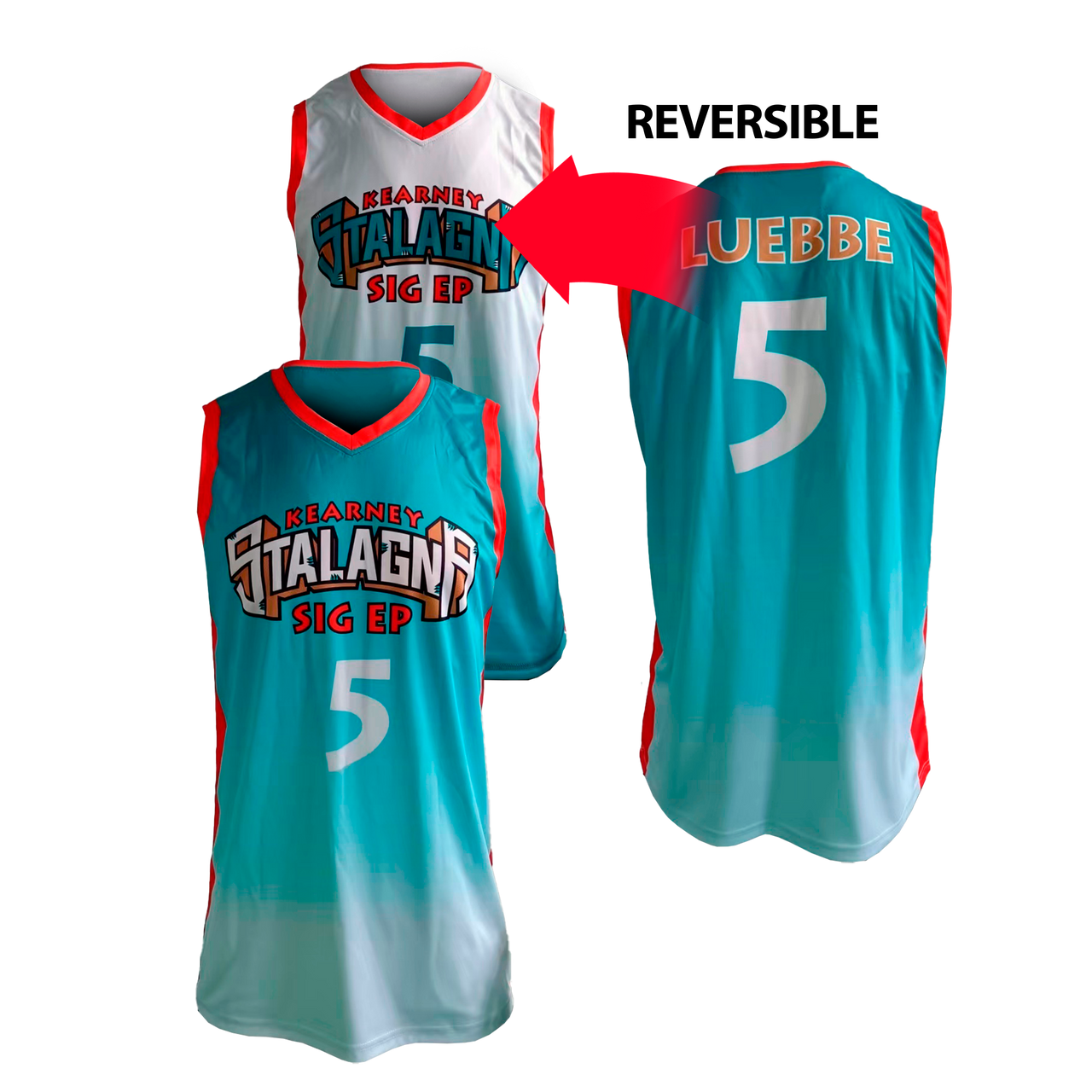 Custom Reversible Basketball Jersey (Unisex)