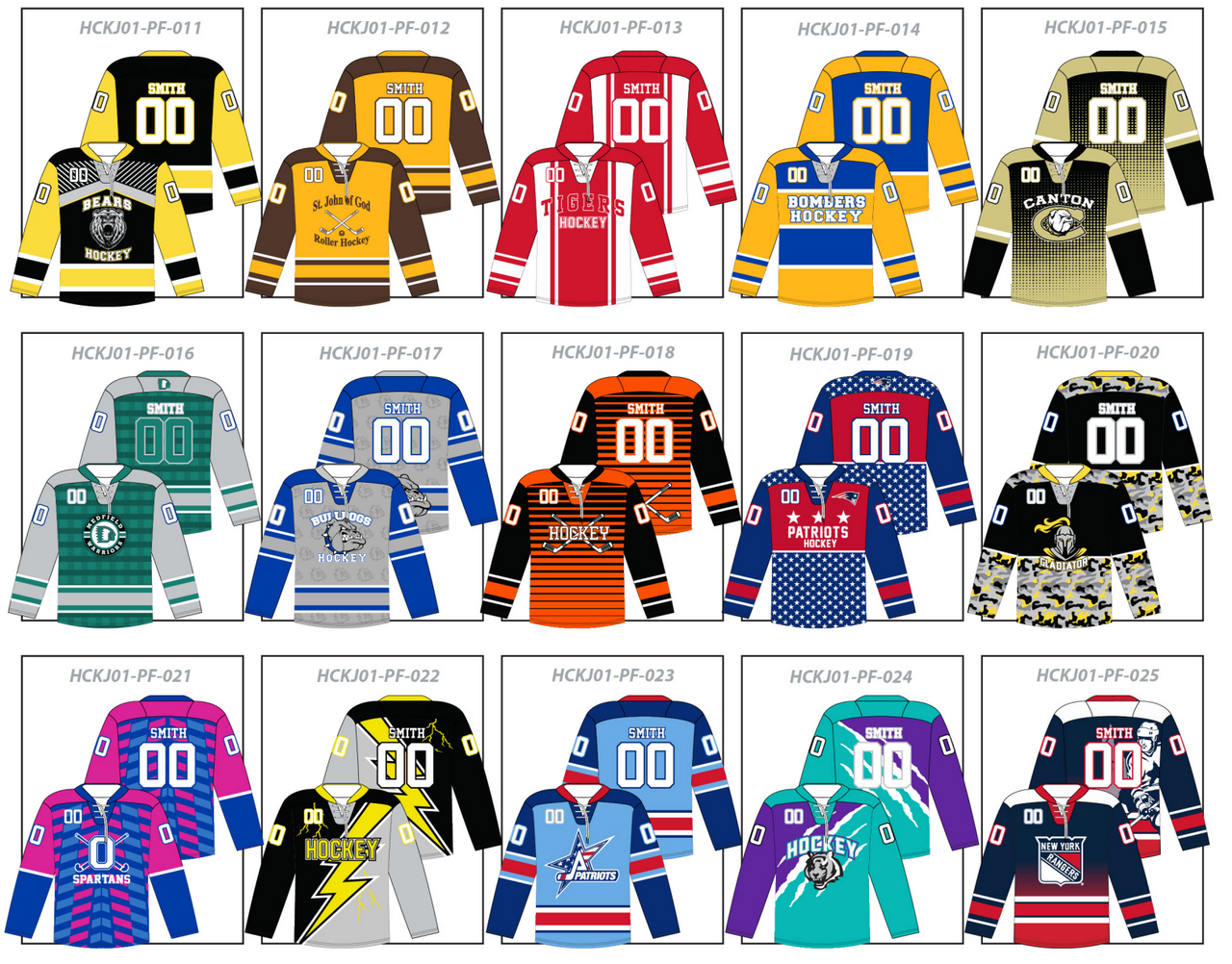 Custom Hockey Lace Jersey