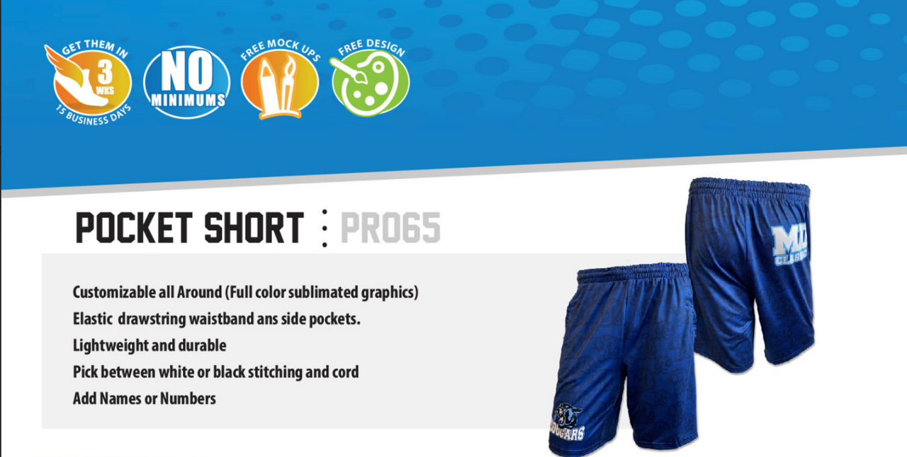 Custom Pocket Shorts